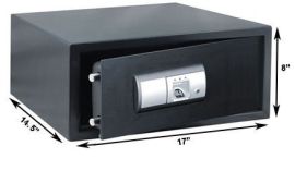 Dimensions of the FS-01 Fingerprint Safe