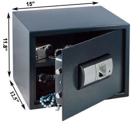 Dimensions of the FS-02 Fingerprint Safe