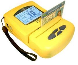 ID Scanner: ID-E-01 Premier Age Verification Terminal (Yellow)